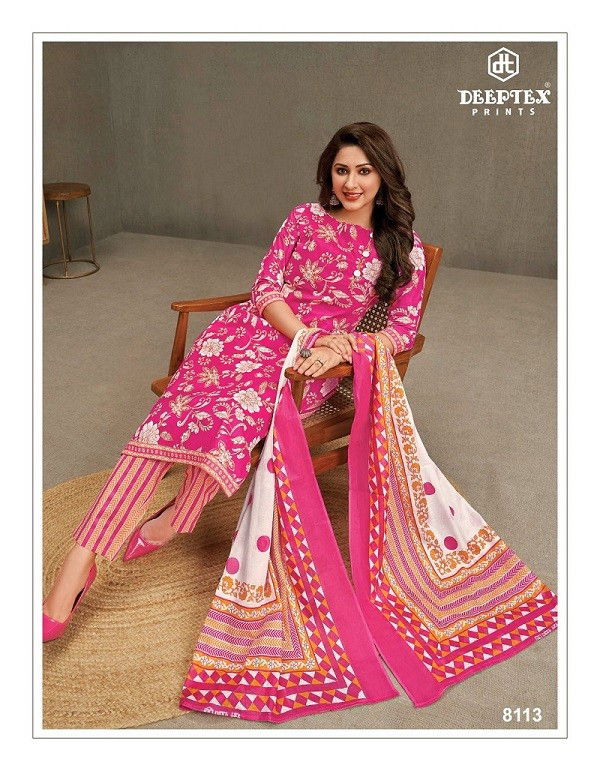 Deeptex Miss India Vol 81 Printed Cotton Dress Material